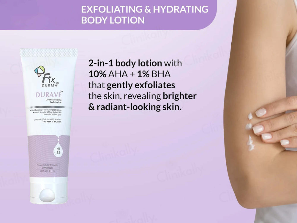 Fixderma Durave Deep Exfoliating Body Lotion