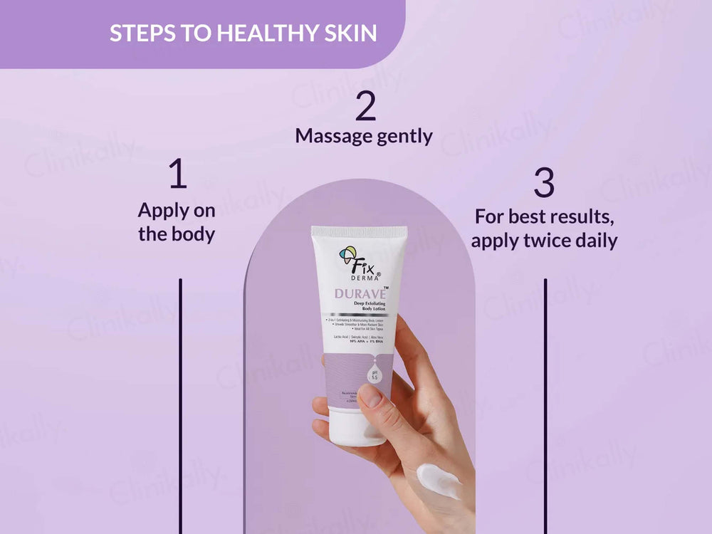 Fixderma Durave Deep Exfoliating Body Lotion