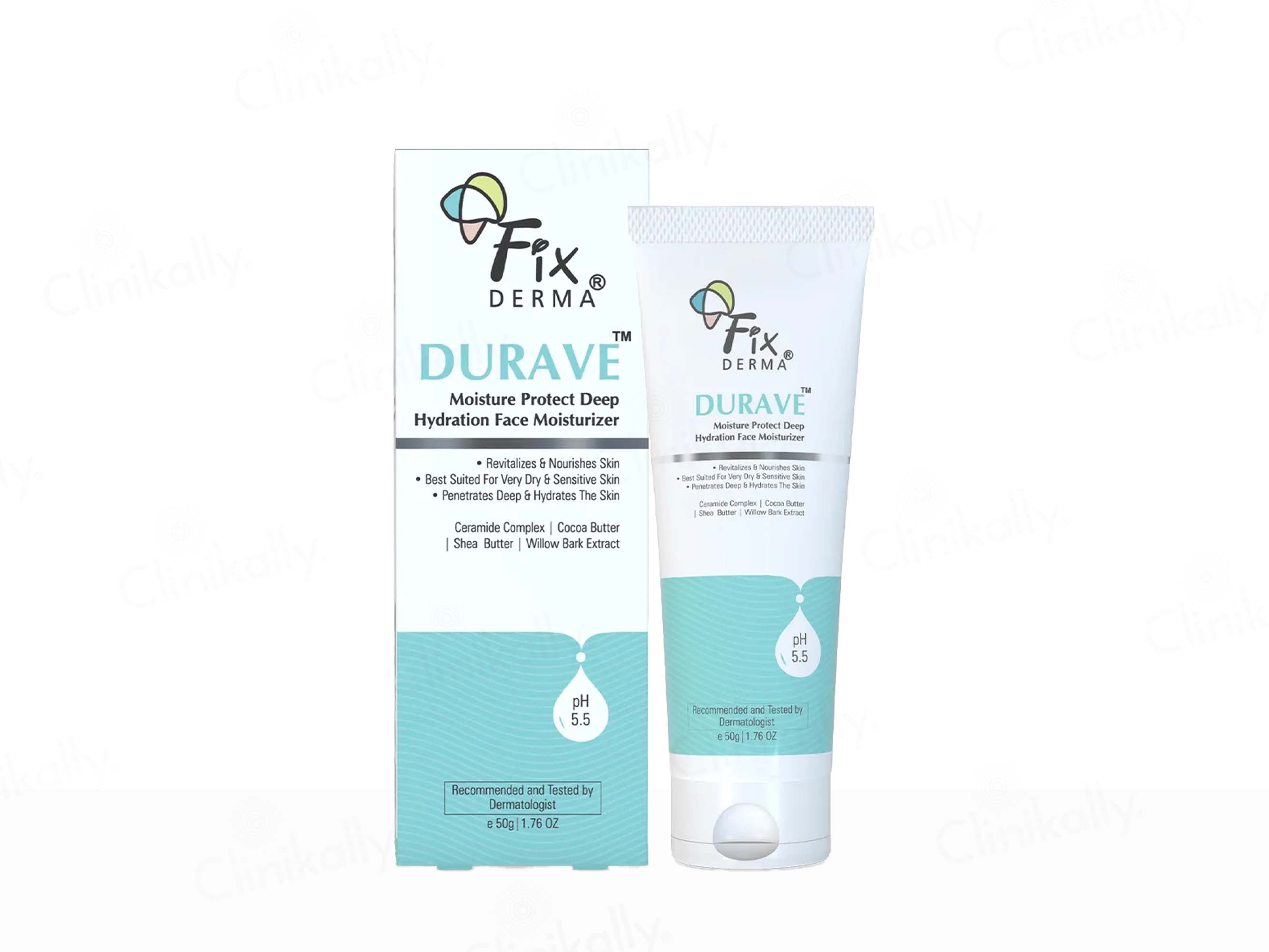 Fixderma Durave Moisture Protect Deep Hydration Face Moisturizer