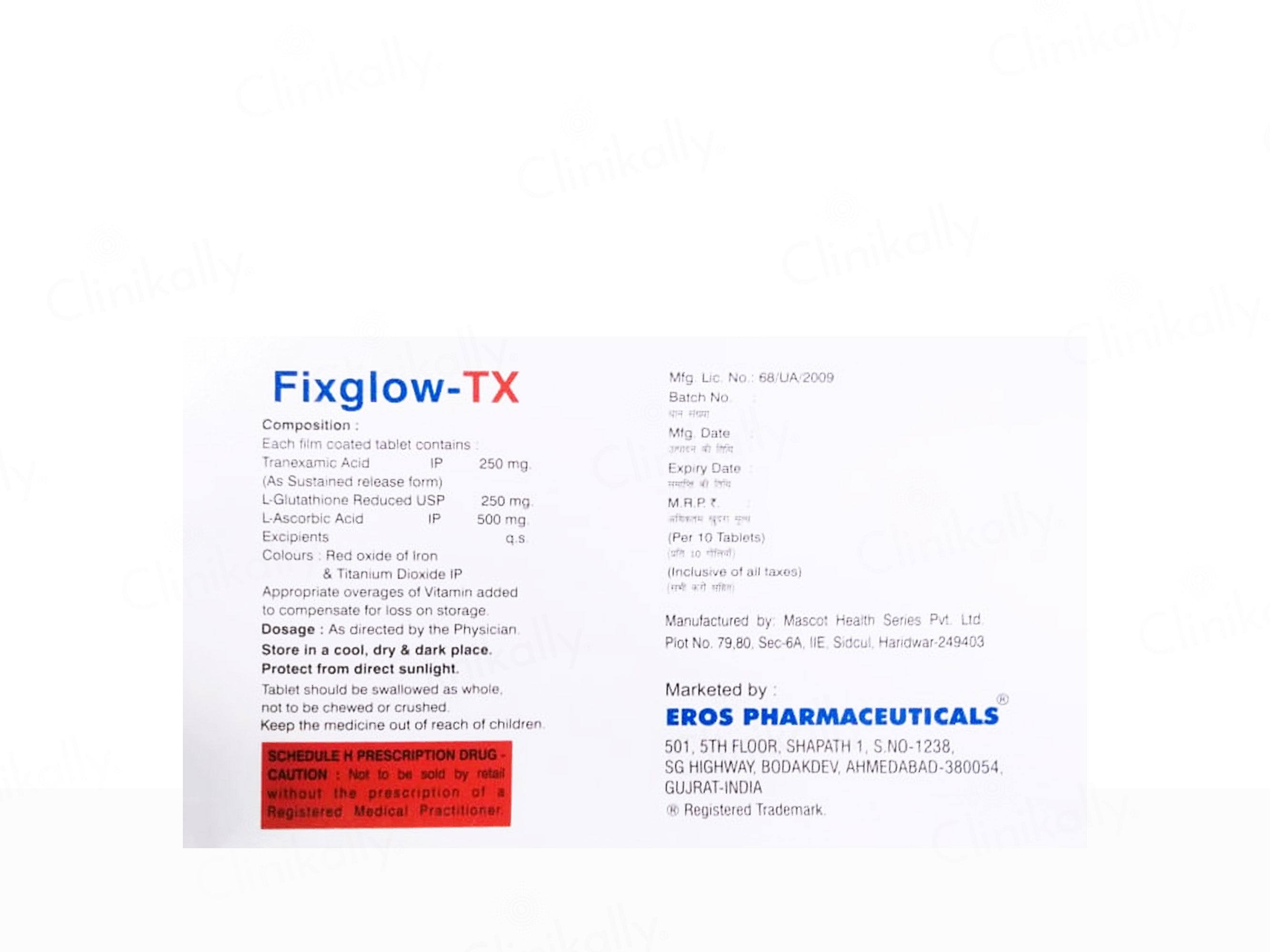 Fixglow-TX Tablet