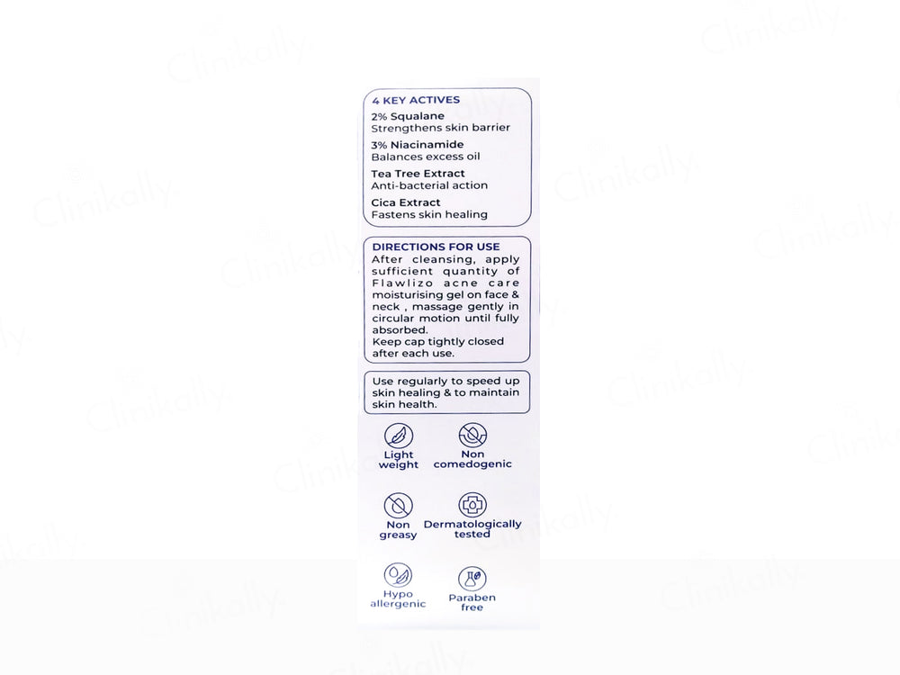 Flawlizo Acne Care Moisturising Gel