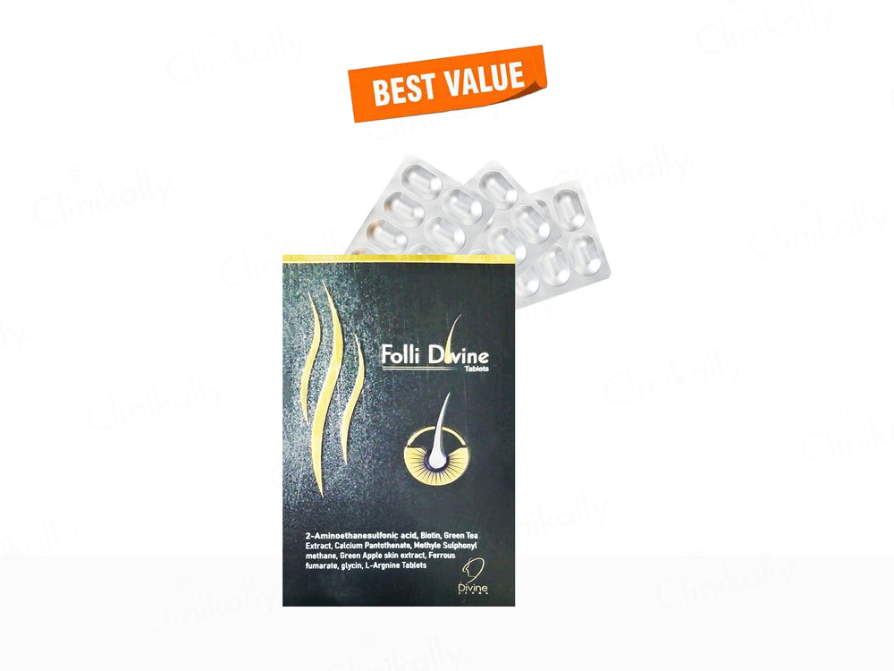 Folli Divine Hair Growth Supplement Tablet
