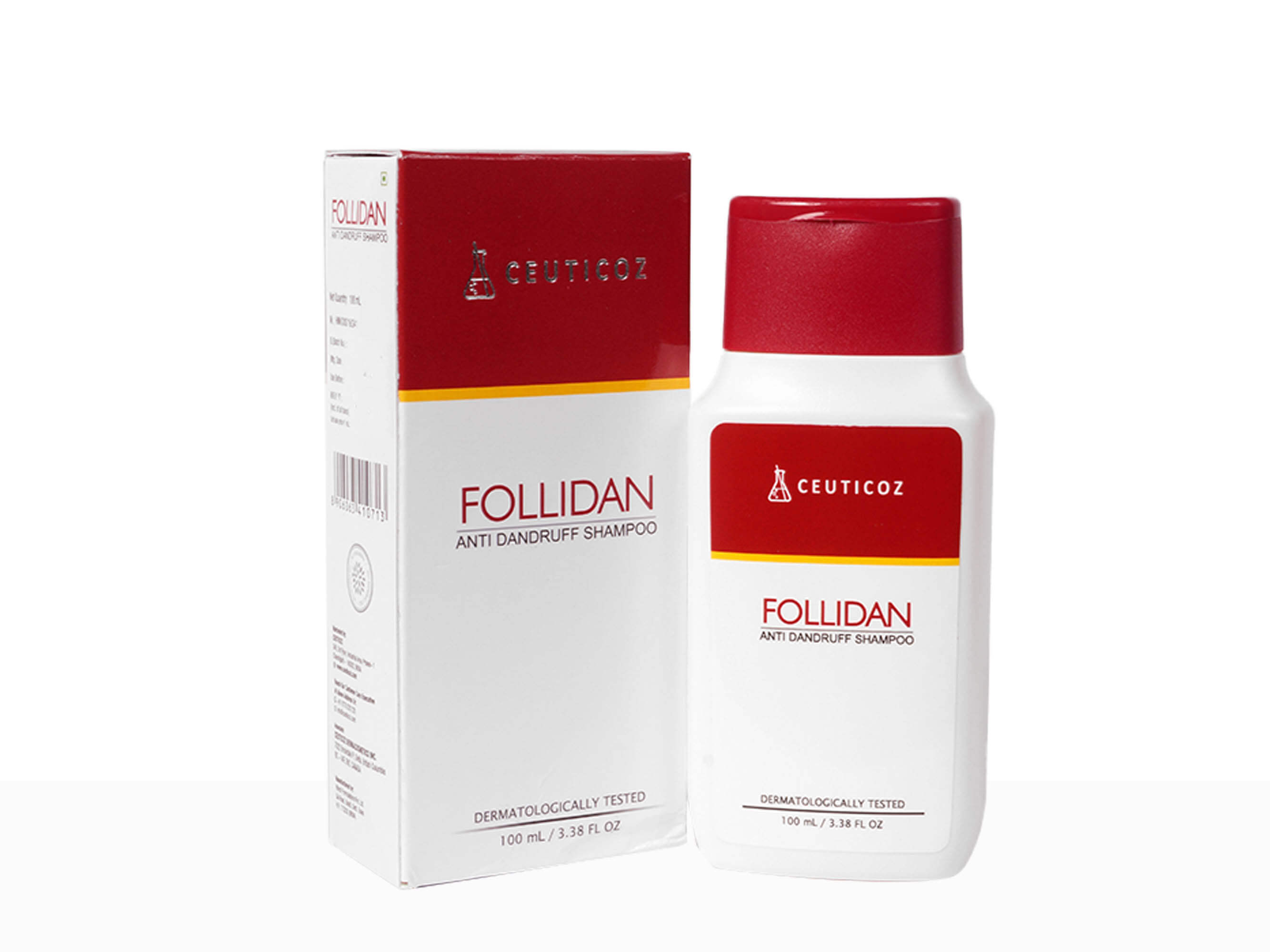Ceuticoz Follidan Anti Dandruff Shampoo-Clinikally