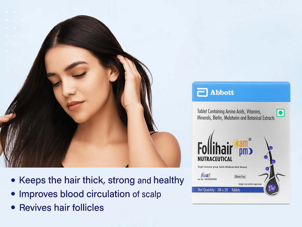 Follihair Nutraceutical Am Pm Tablet