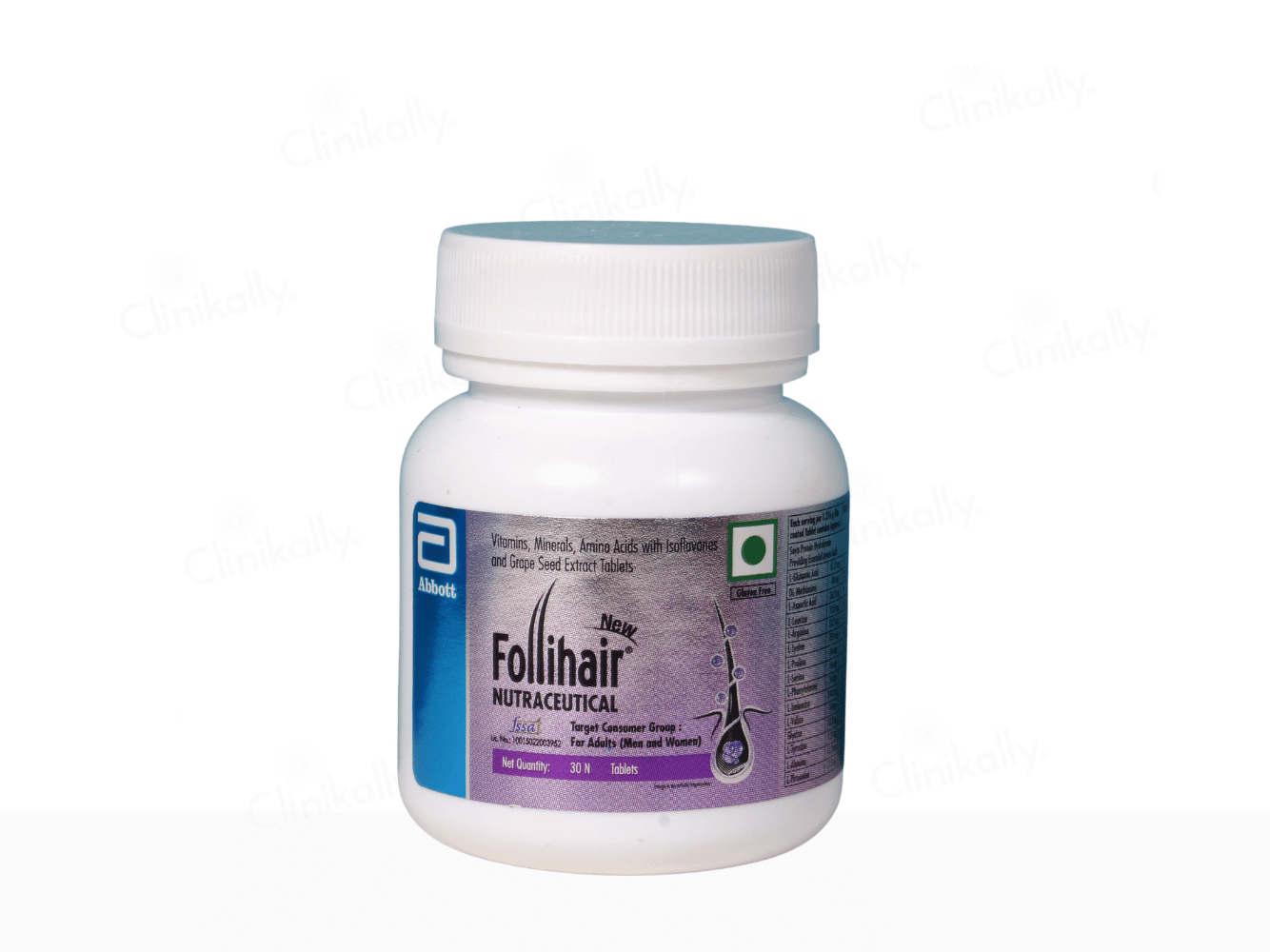 New Follihair Tablets (Bottle Twin Pack) - Clinikally