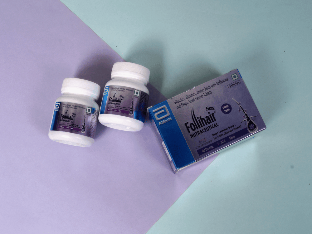 New Follihair Tablets (Bottle Twin Pack) - Clinikally