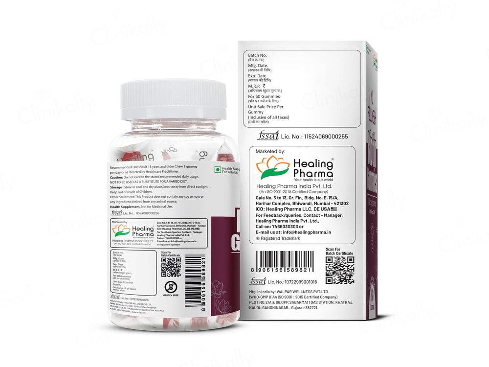 Follikesh Biotin Hair Supplement Gummies - Tropical Mix Fruit Flavour