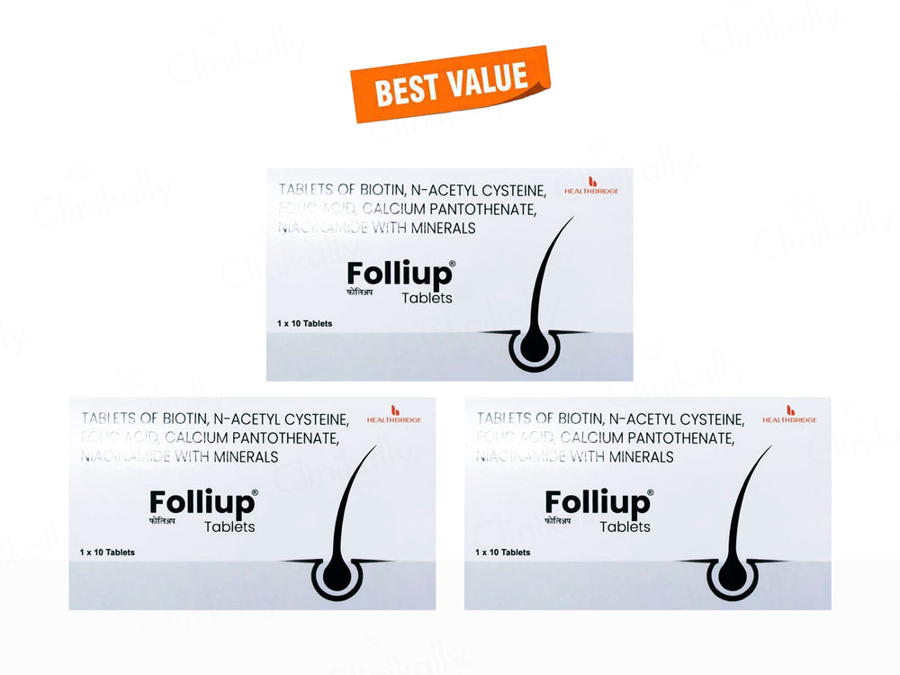 Folliup Hair Growth Supplement Tablet