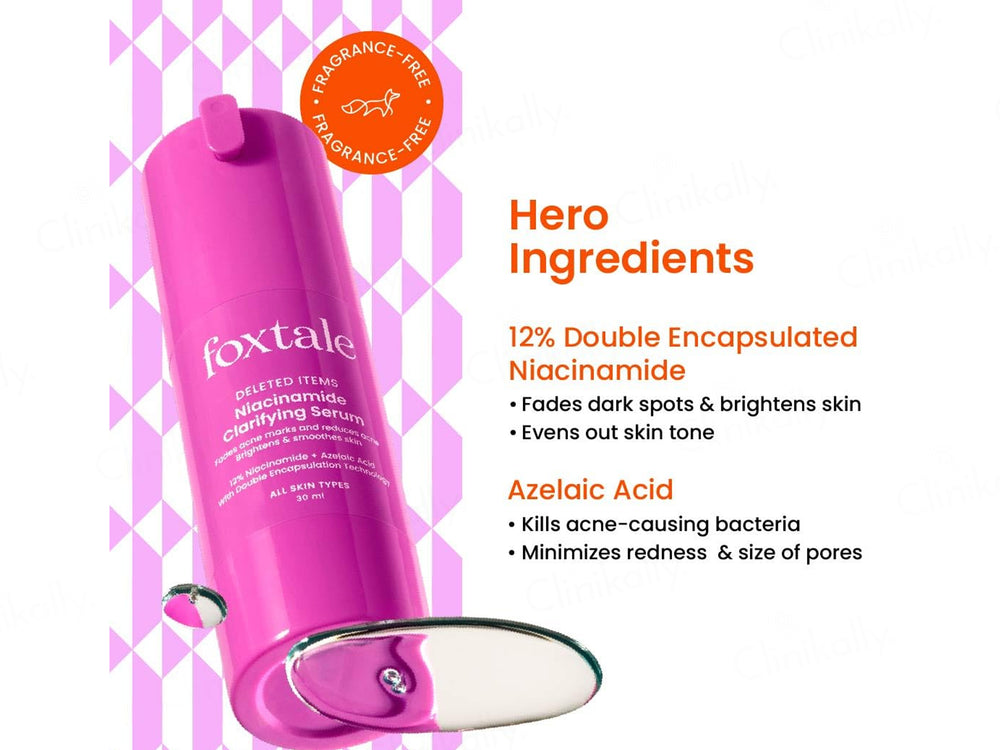 Foxtale 12% Niacinamide + Azelaic Acid Clarifying Serum