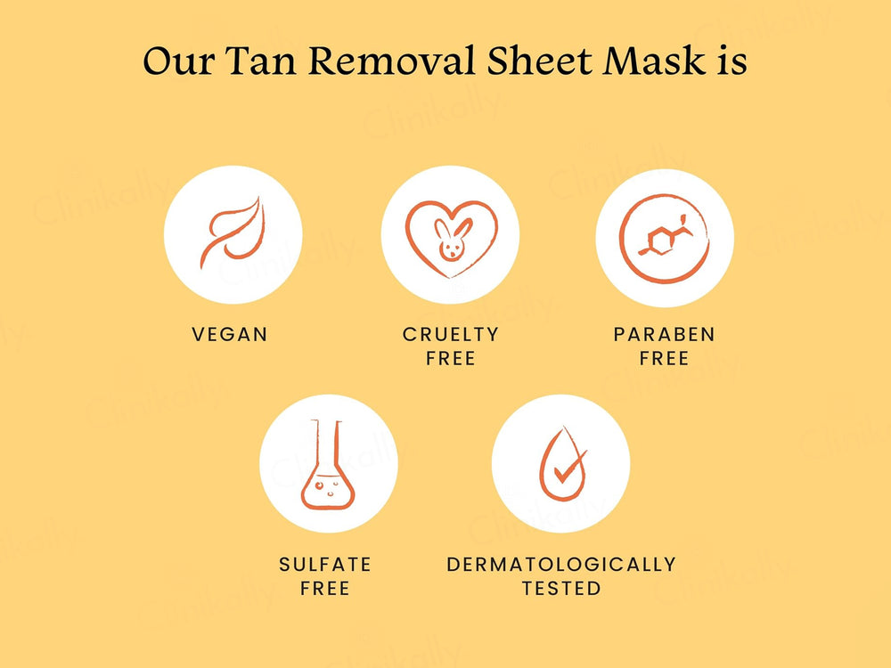 Foxtale De-Tanning Face Sheet Mask