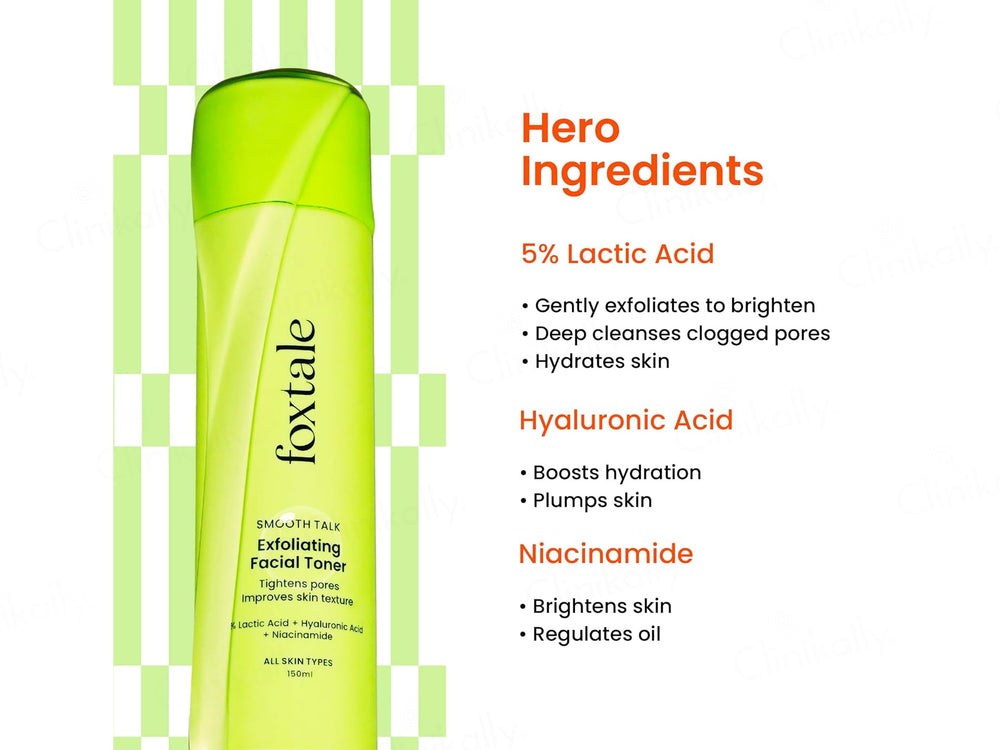 Foxtale Exfoliating Facial Toner