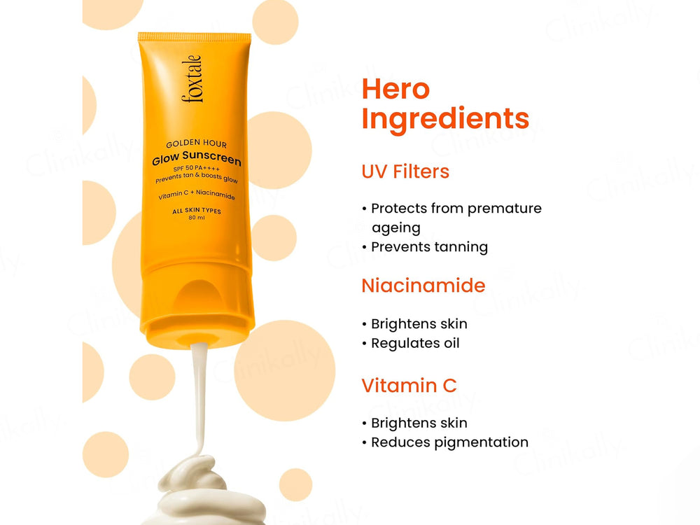 Foxtale Glow Sunscreen SPF 50 PA++++