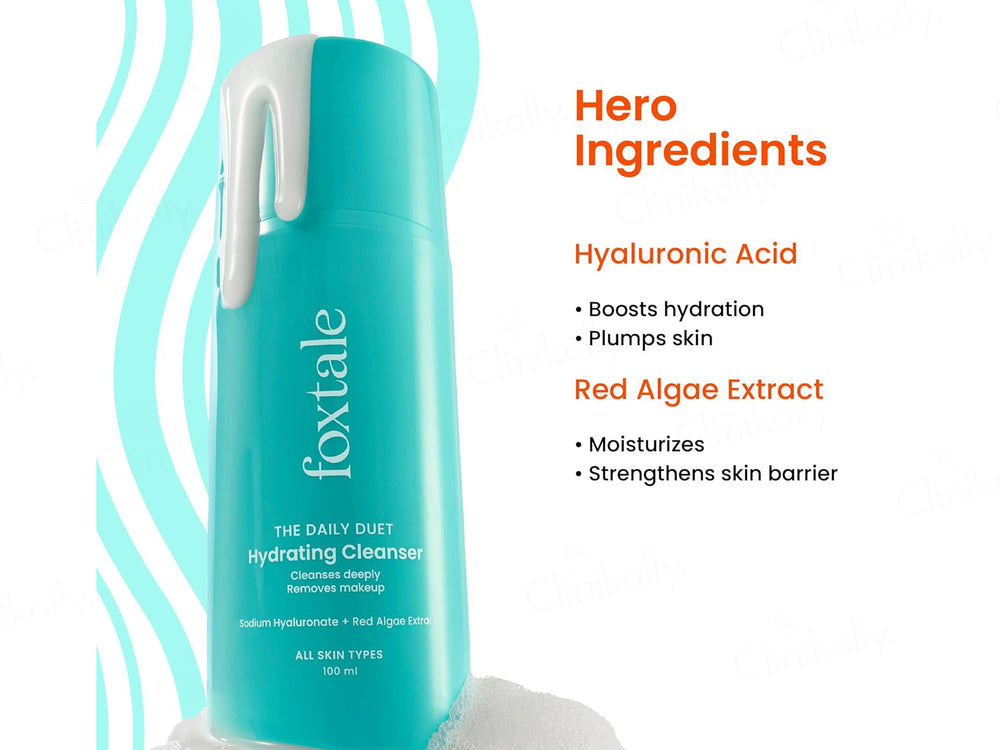 Foxtale Hydrating Cleanser And Make-Up Remover