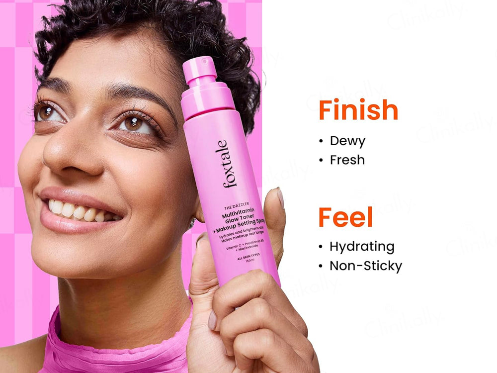 Foxtale Multivitamin Glow Toner + Makeup Setting Spray