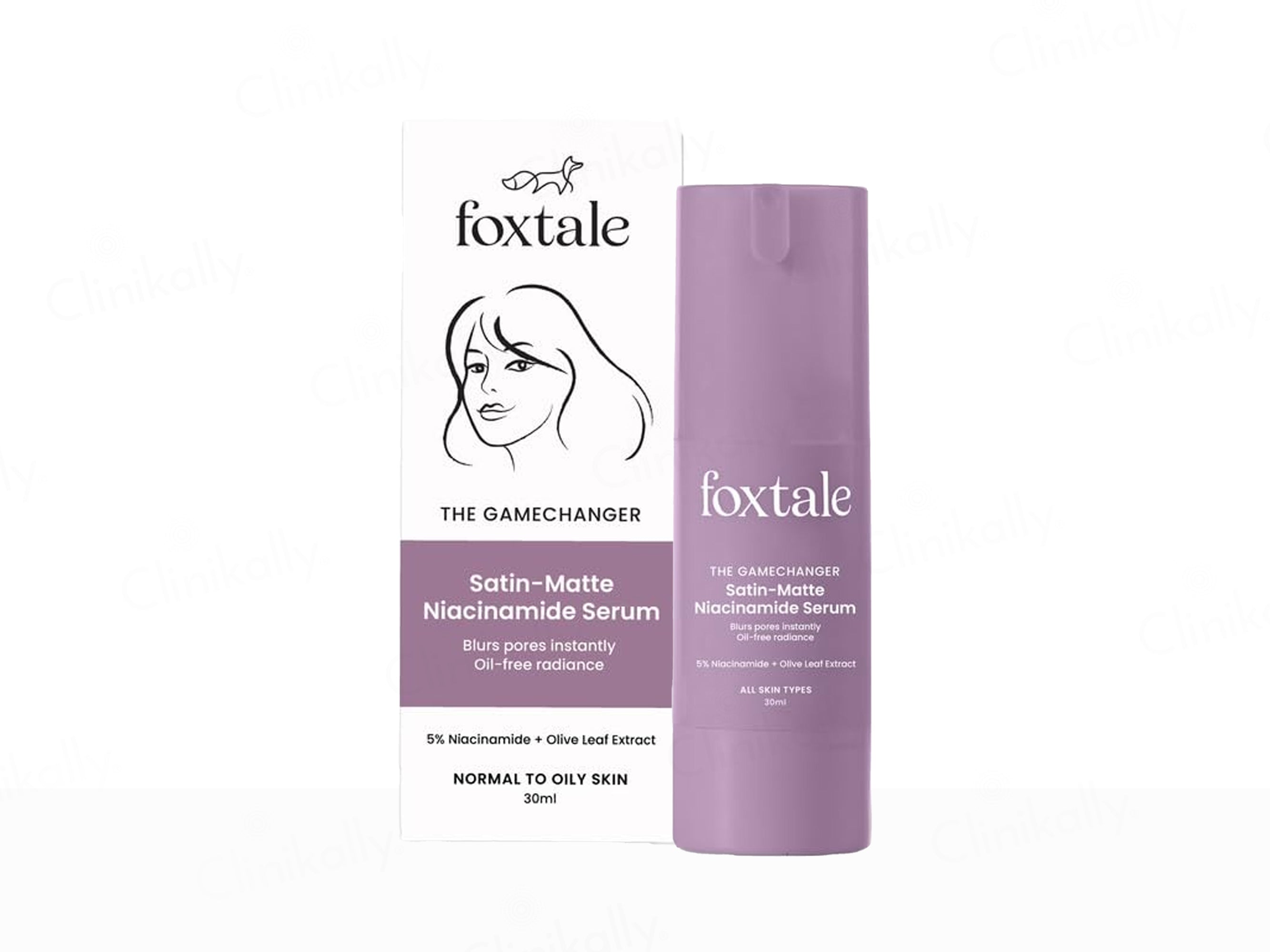 Foxtale Satin-Mate 5% Niacinamide Face Serum