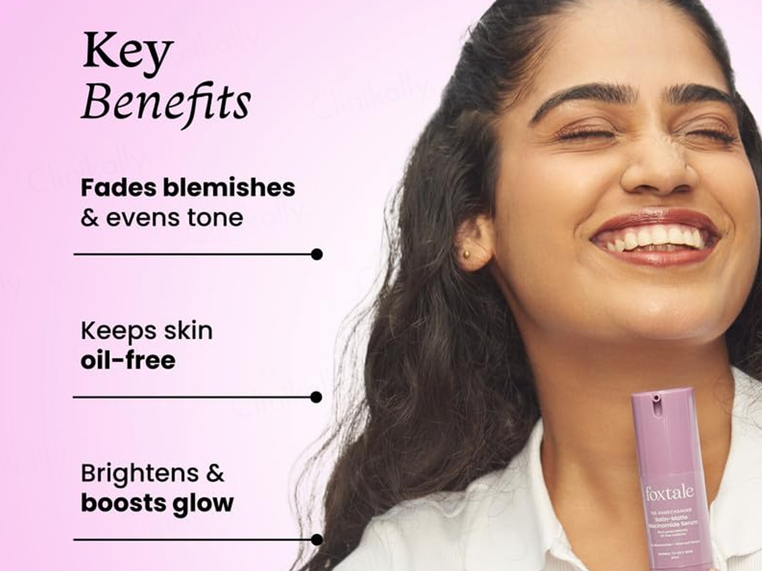 Foxtale Satin-Mate 5% Niacinamide Face Serum