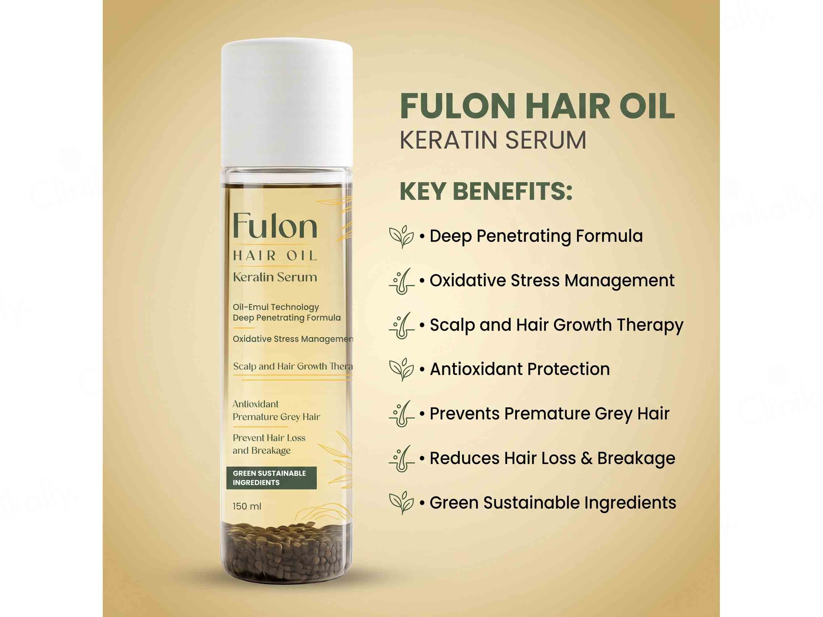 Fulon Hair Oil Keratin Serum