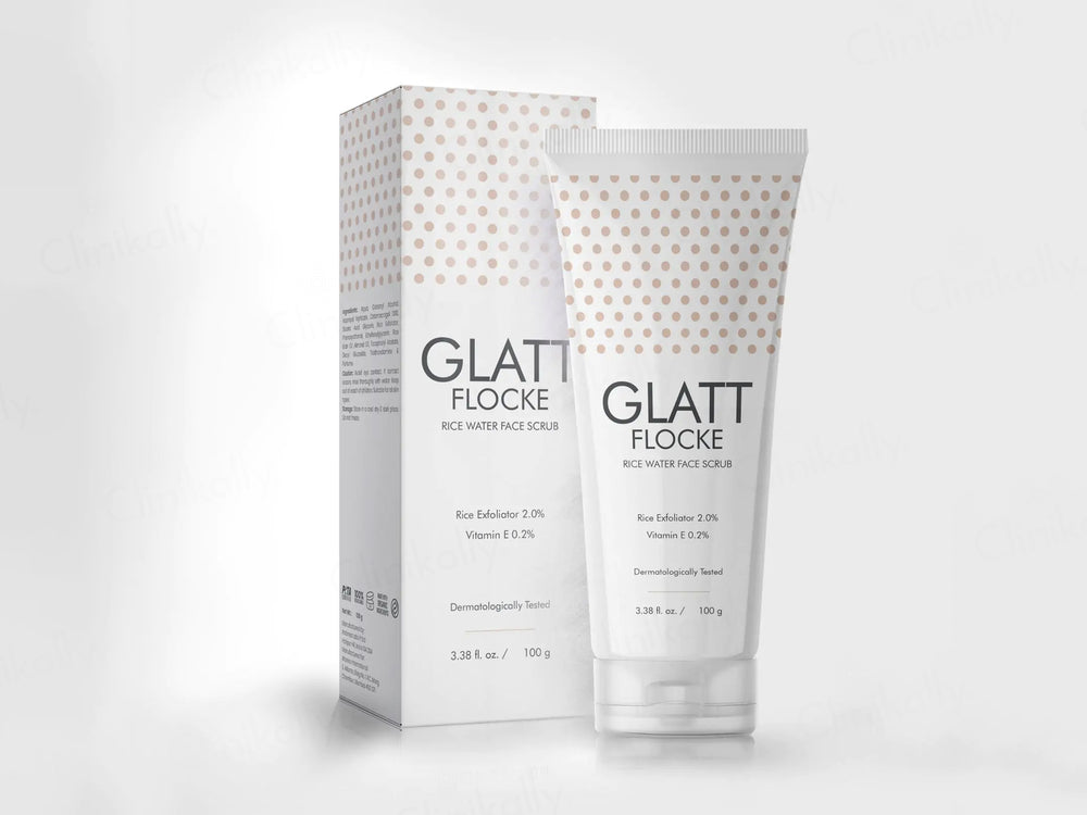 Glatt Flocke Rice Water Face Scrub
