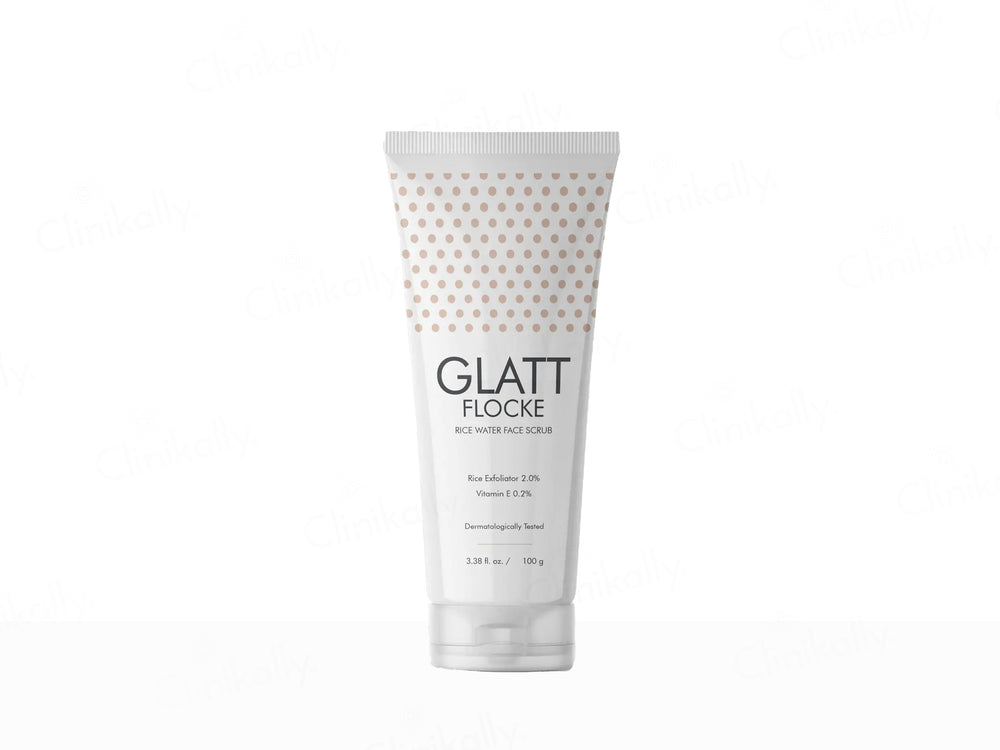 Glatt Flocke Rice Water Face Scrub