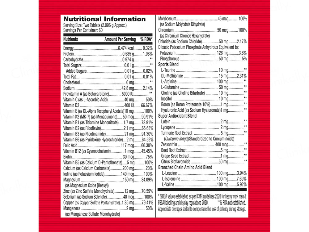 GNC Mega Men Sport Nutraceutical Tablet
