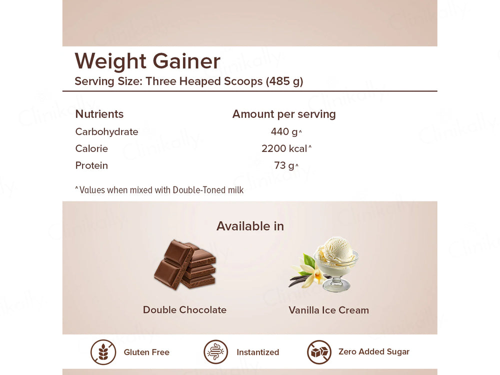 GNC Pro Performance Weight Gainer Supplement Powder - Double Chocolate Flavour