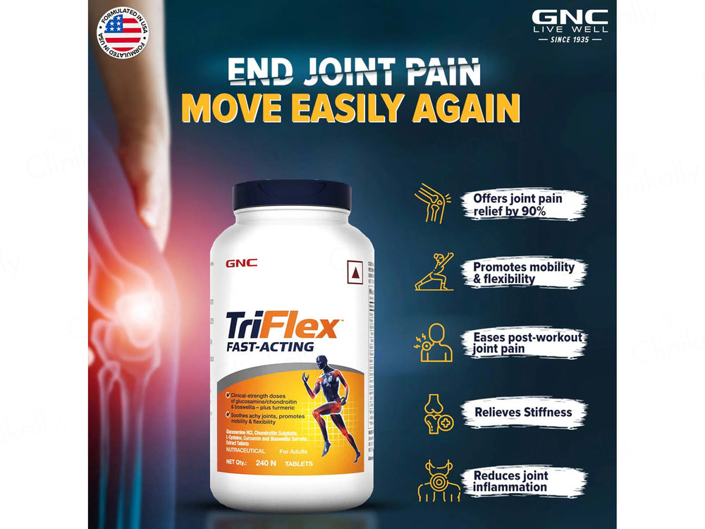 GNC TriFlex Fast-Acting Nutraceutical Tablet
