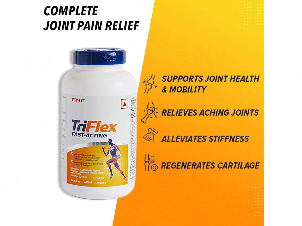 GNC TriFlex Fast-Acting Nutraceutical Tablet