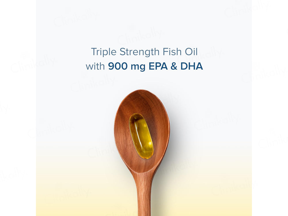 GNC Triple Strength Fish Oil Health Supplement Soft Gelatin Capsule