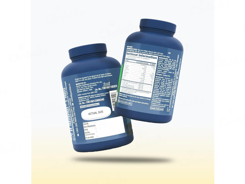 GNC Triple Strength Fish Oil Health Supplement Soft Gelatin Capsule