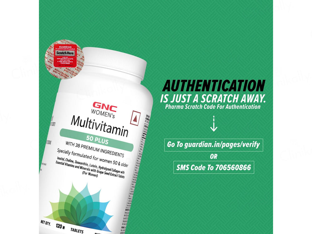 GNC Women's Multivitamin 50 Plus Nutraceutical Tablet