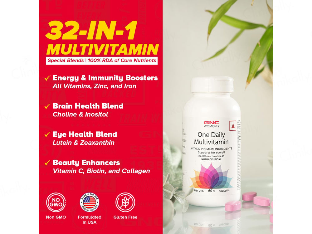 GNC Women's One Daily Multivitamin Nutraceutical Tablet
