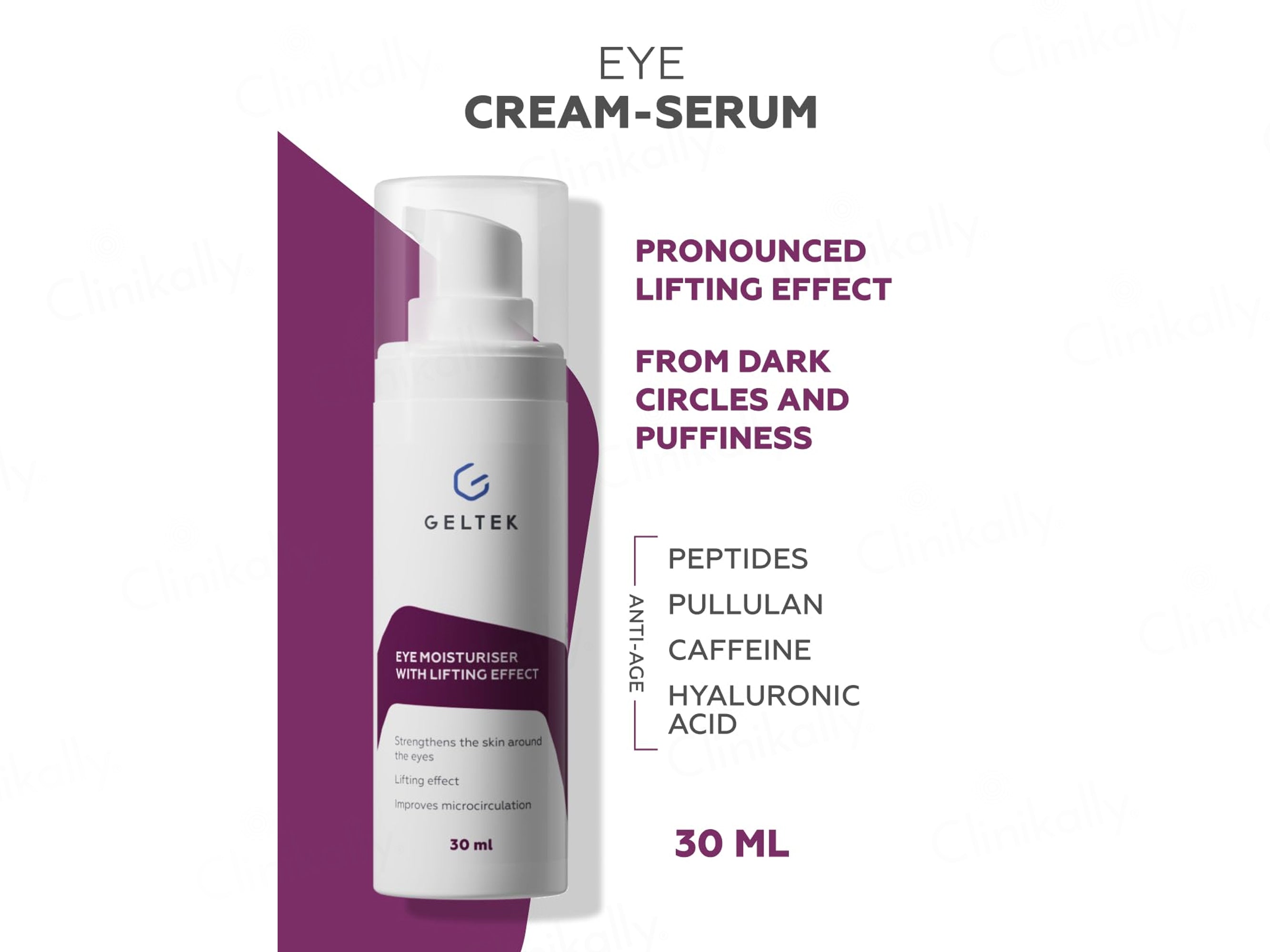 Geltek Eye Moisturiser With Lifting Effect