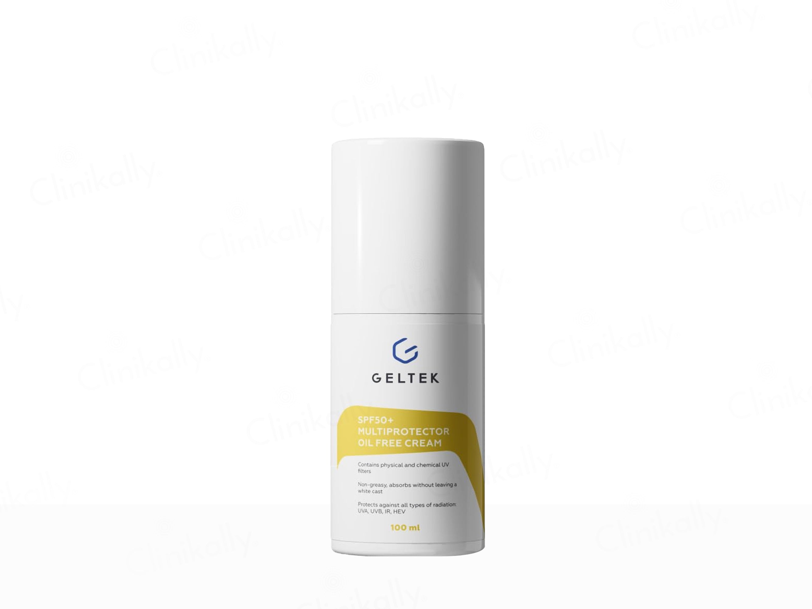 Geltek Multiprotector Oil-Free Sunscreen Face Cream SPF 50+