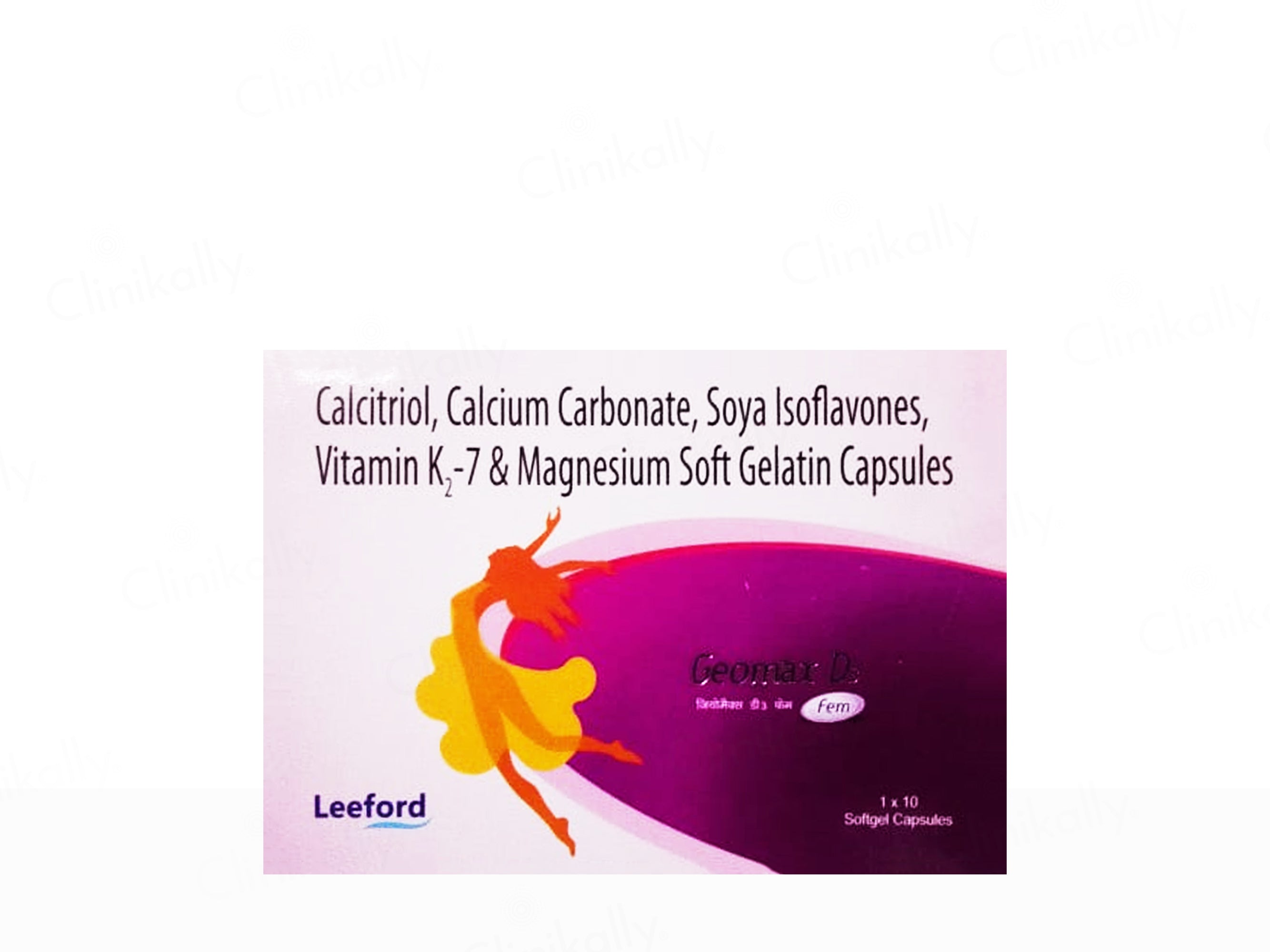 Geomax D3 Fem Soft Gelatin Capsule