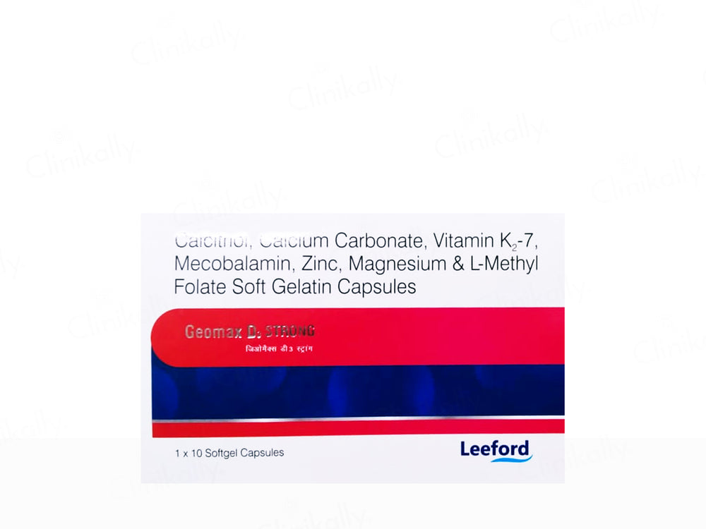 Geomax D3 Strong Soft Gelatin Capsule