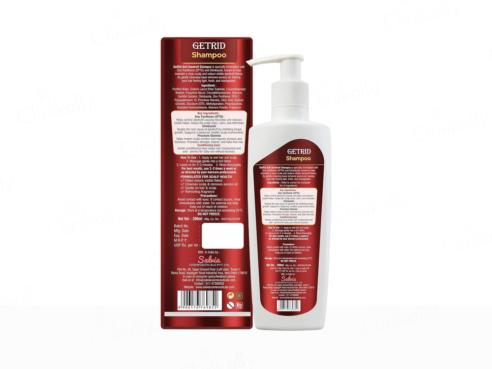 Getrid Anti Dandruff Shampoo