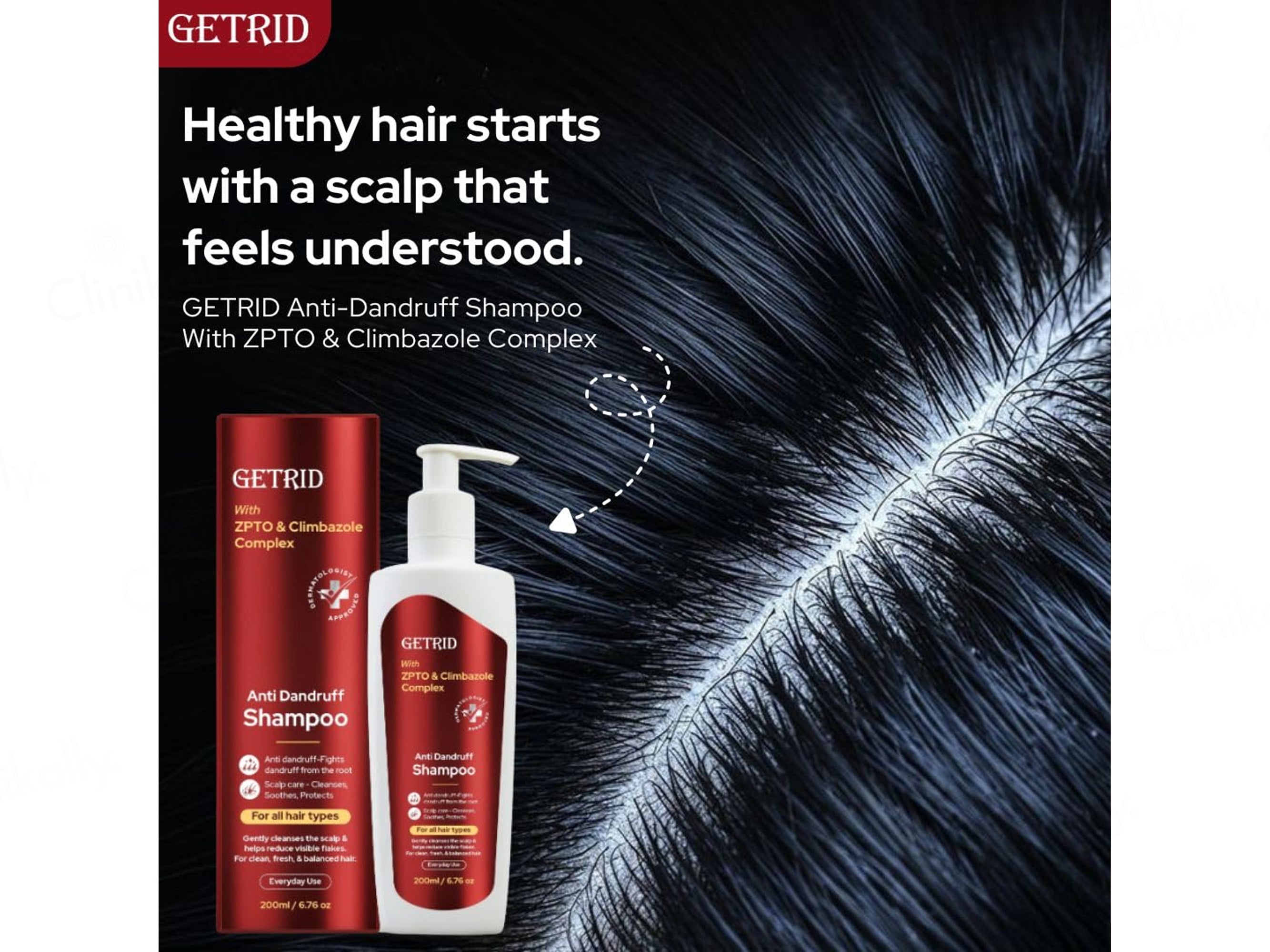 Getrid Anti Dandruff Shampoo