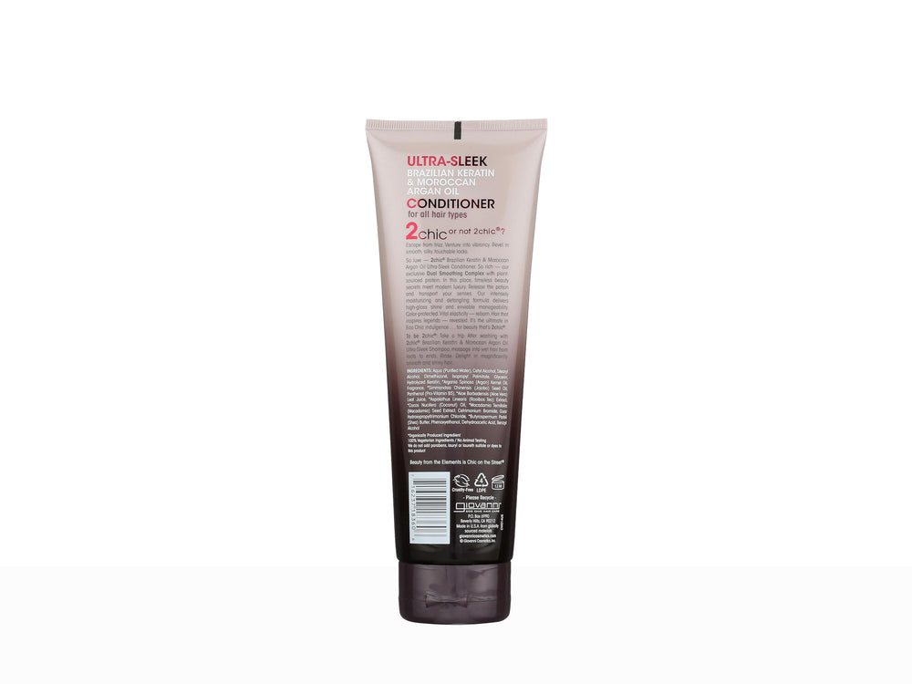 Giovanni 2Chic Brazilian Keratin & Moroccan Argan Oil Ultra-Sleek Conditioner