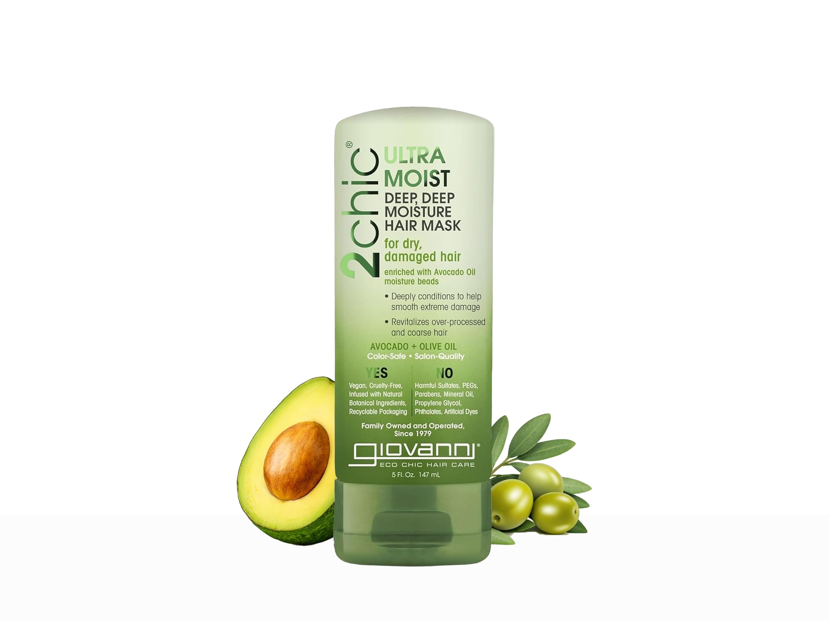 Giovanni 2Chic Olive Oil & Avocado Ultra-Moist Deep Moisture Hair Mask