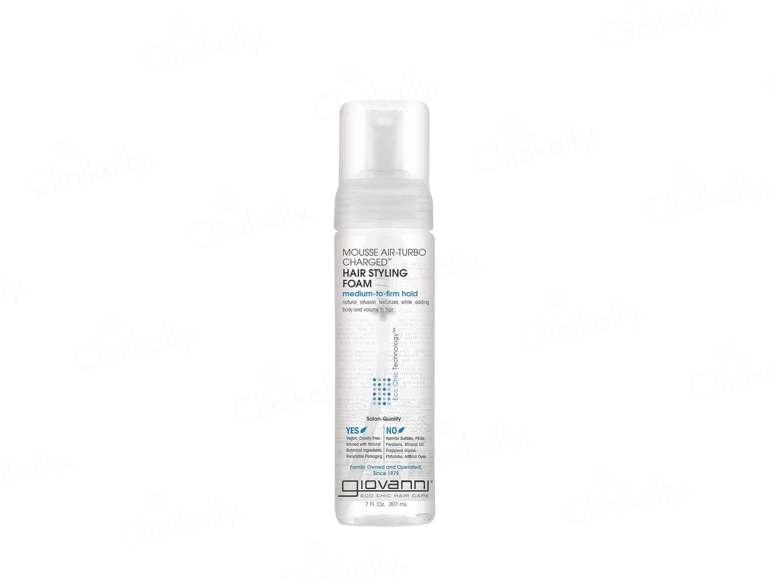 Giovanni Mousse Air-Turbo Charged Hair Styling Foam