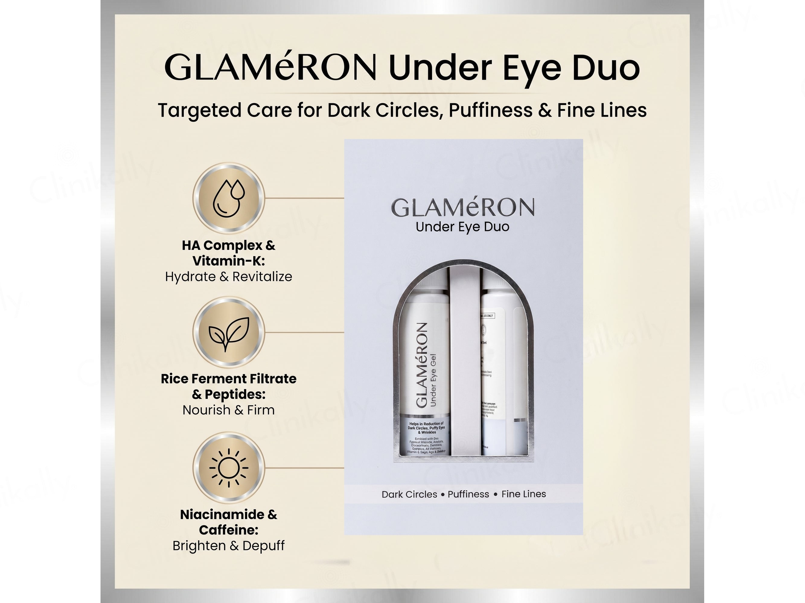 Glameron Under Eye Duo Kit