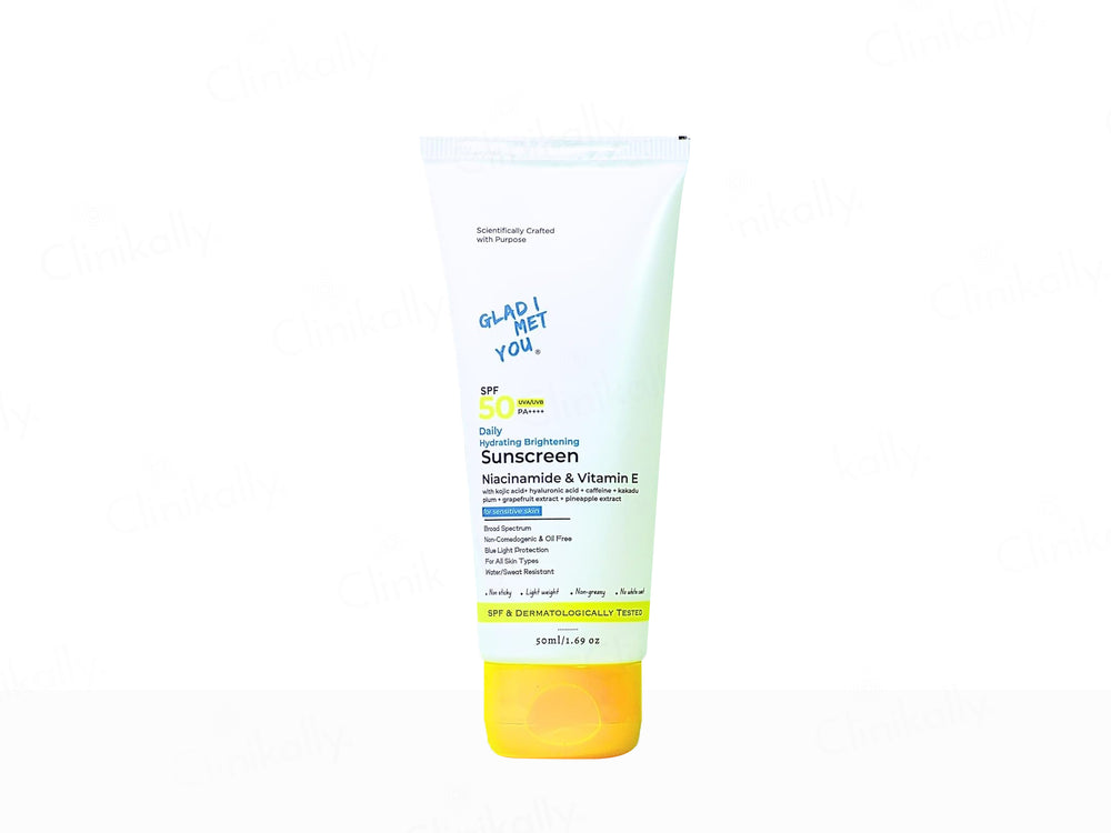 Glat I Met You Daily Hydrating Brightening Sunscreen SPF 50 PA++++