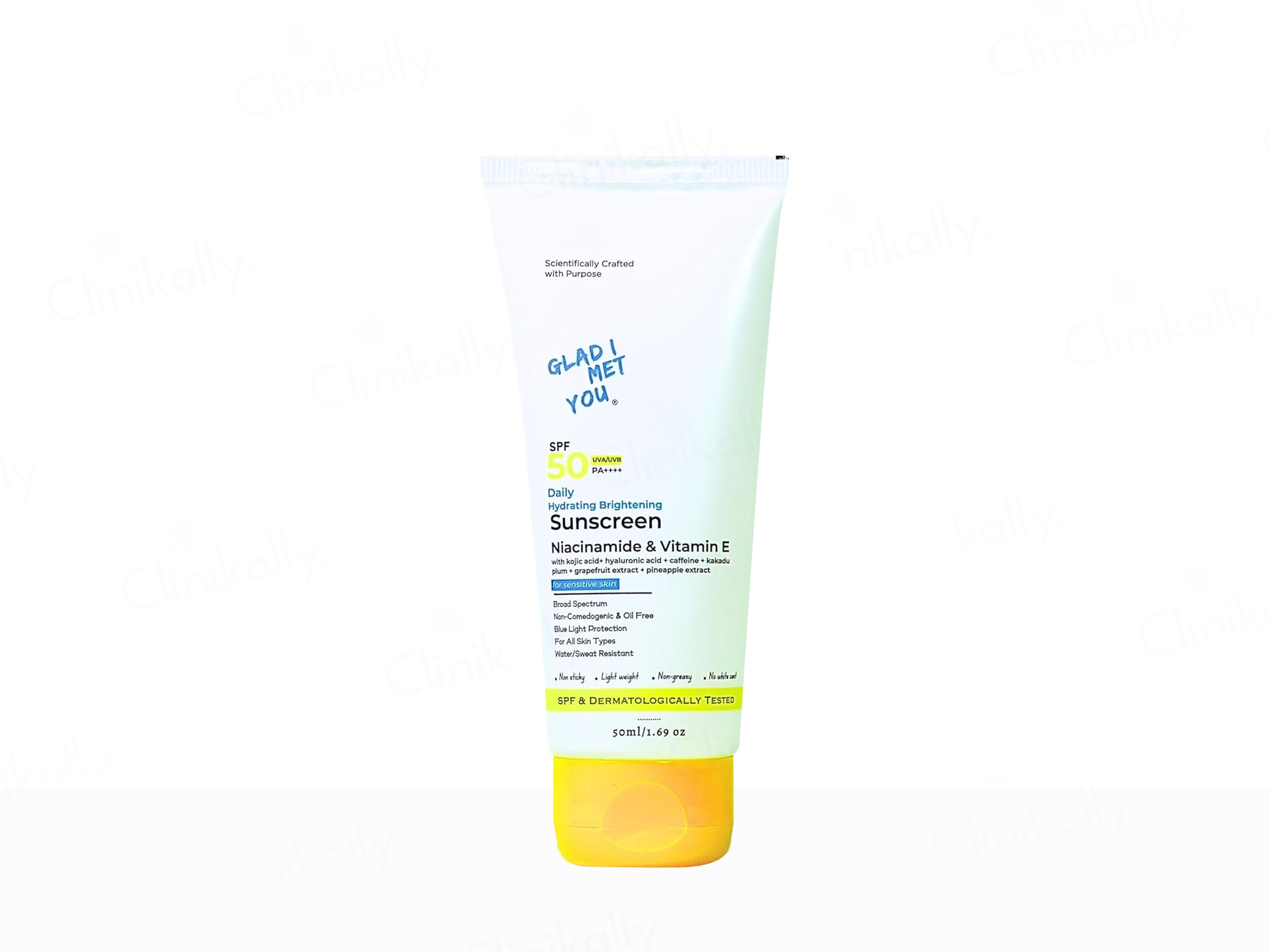 Glat I Met You Daily Hydrating Brightening Sunscreen SPF 50 PA++++