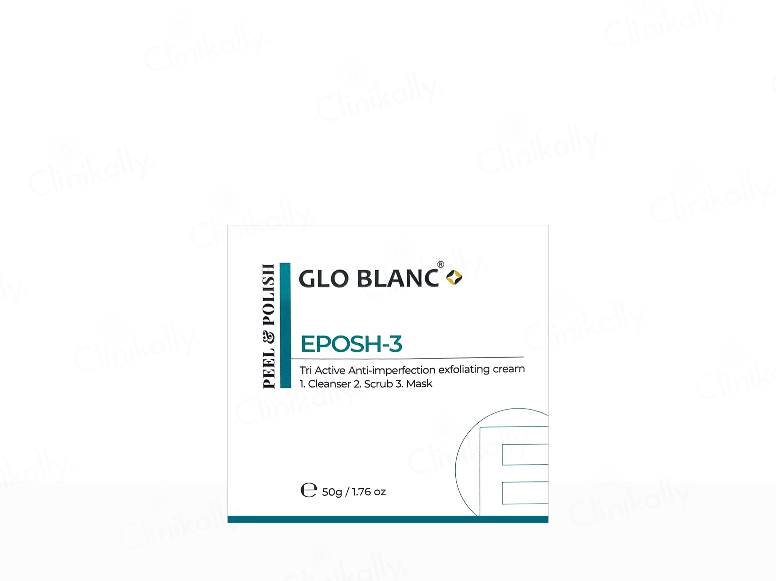 Glo Blanc Eposh-3 Tri Active Exfoliating Cream Cleanser