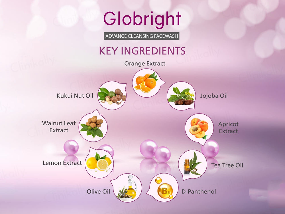 Globright 3 Way Anti-Bacterial Facewash
