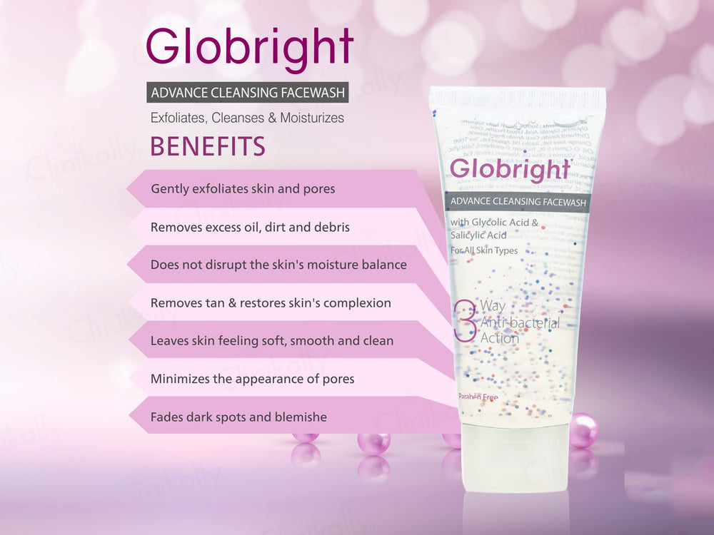 Globright 3 Way Anti-Bacterial Facewash