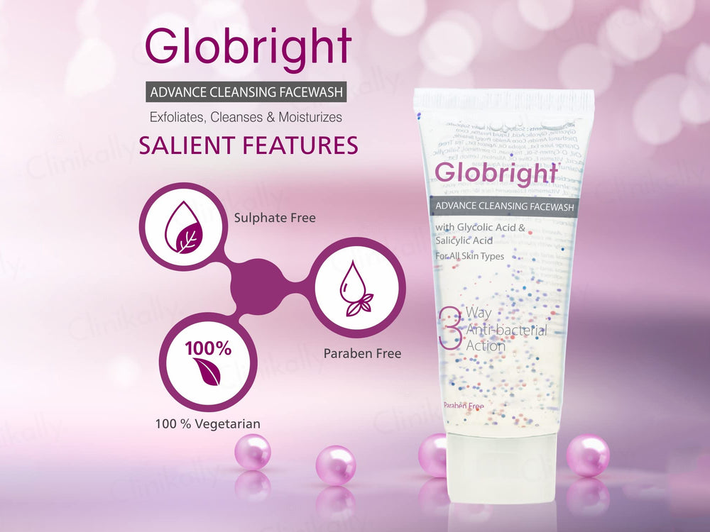 Globright 3 Way Anti-Bacterial Facewash