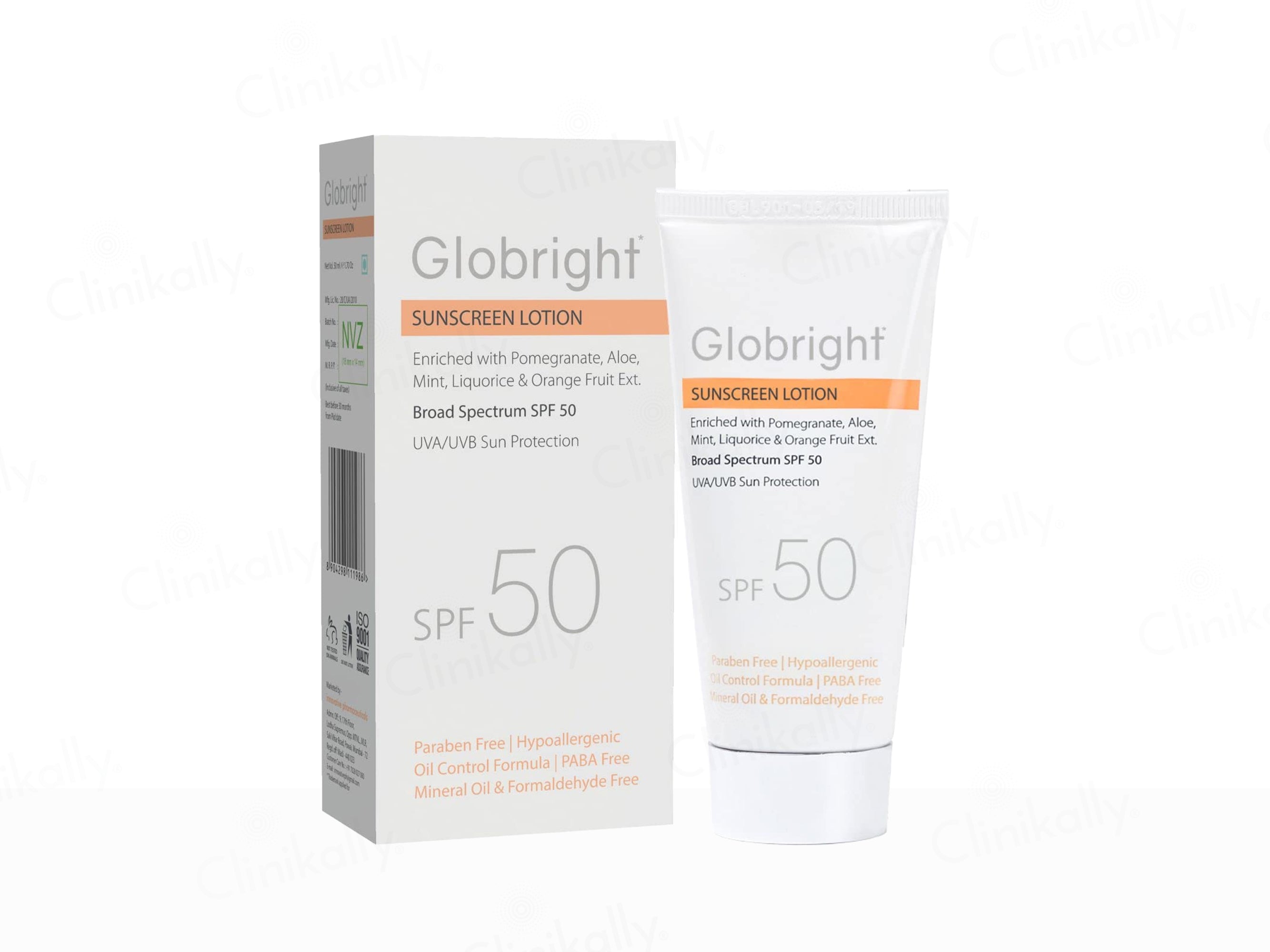 Globright Sunscreen Lotion SPF 50