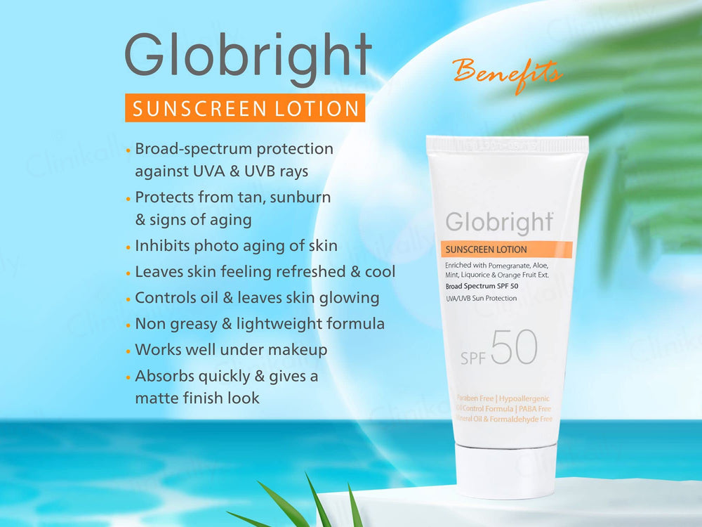 Globright Sunscreen Lotion SPF 50