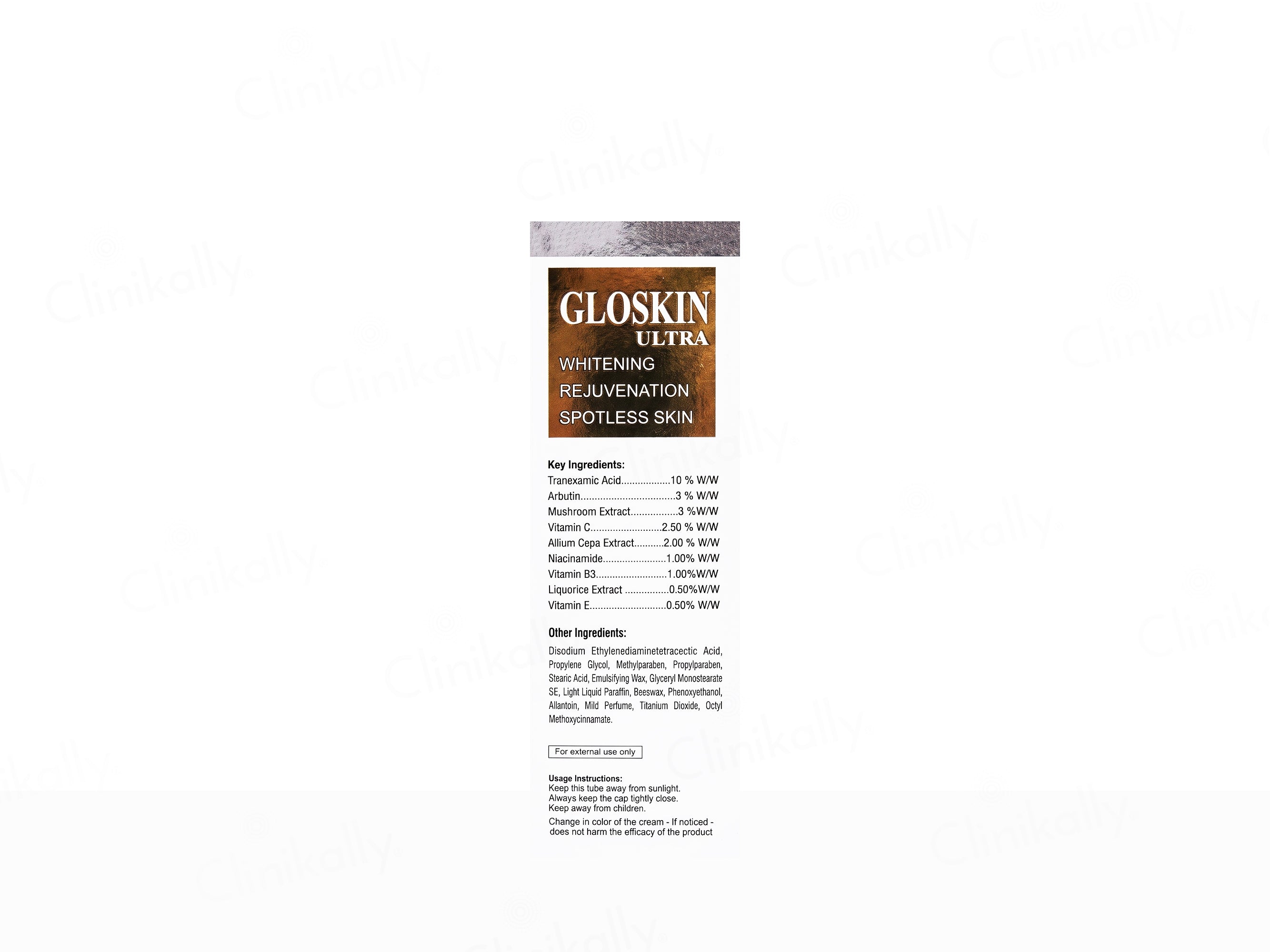 Gloskin Ultra Whitening Rejuvenation Spotless Skin Cream SPF 15 PA++